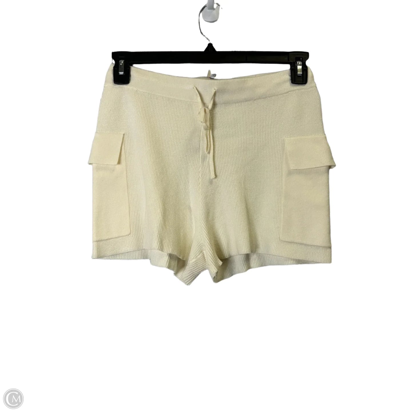 Shorts By Pink Rose In Cream, Size: M