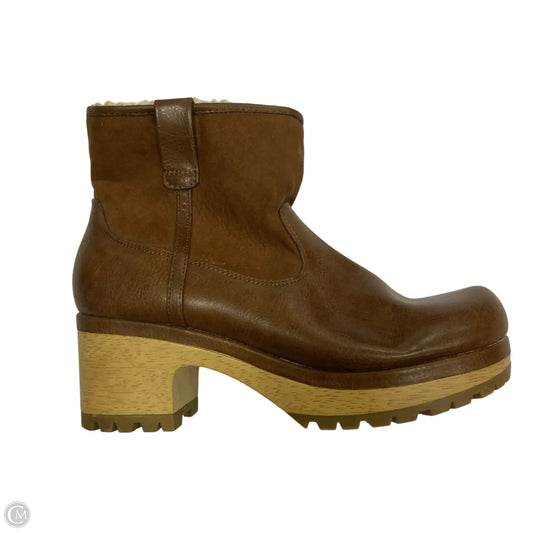 Boots Ankle Heels By Universal Thread In Brown, Size: 7.5