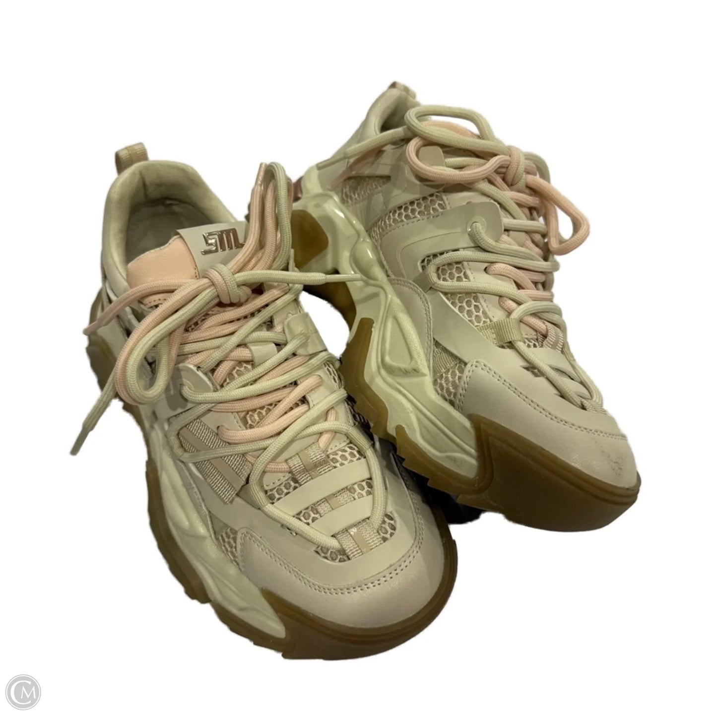 Shoes Sneakers By Steve Madden In Cream, Size: 8