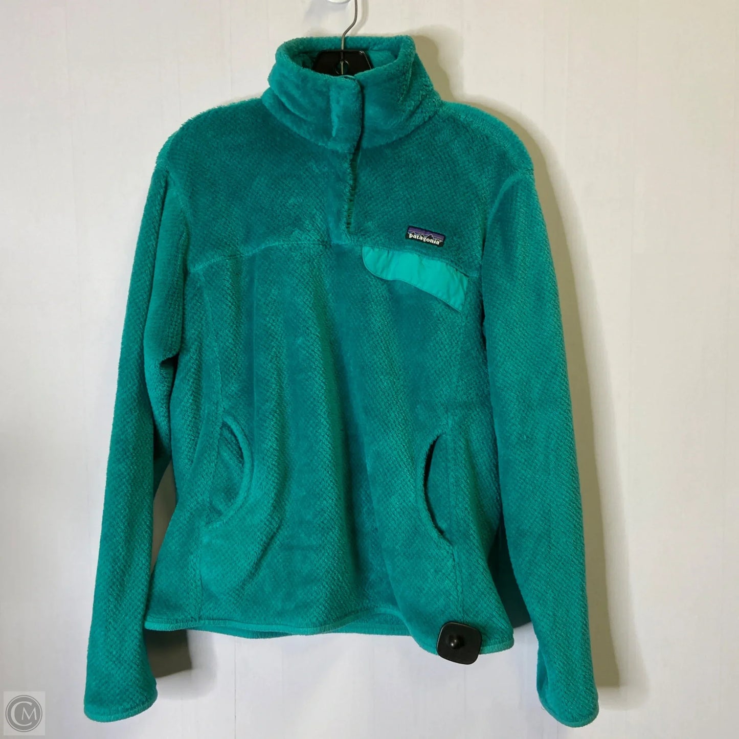 Jacket Fleece By Patagonia In Green, Size: L