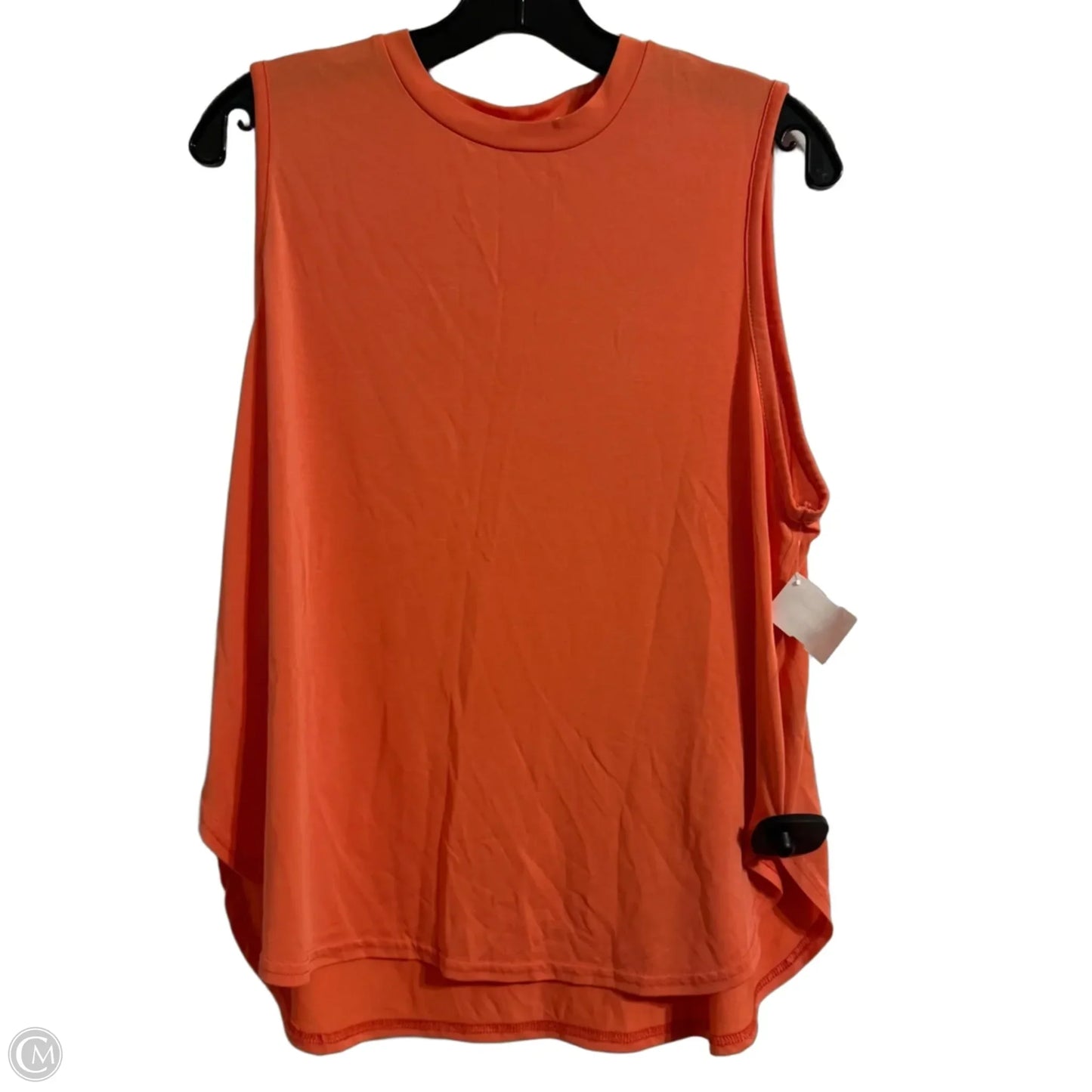 Top Sleeveless Basic By Clothes Mentor In Orange, Size: L