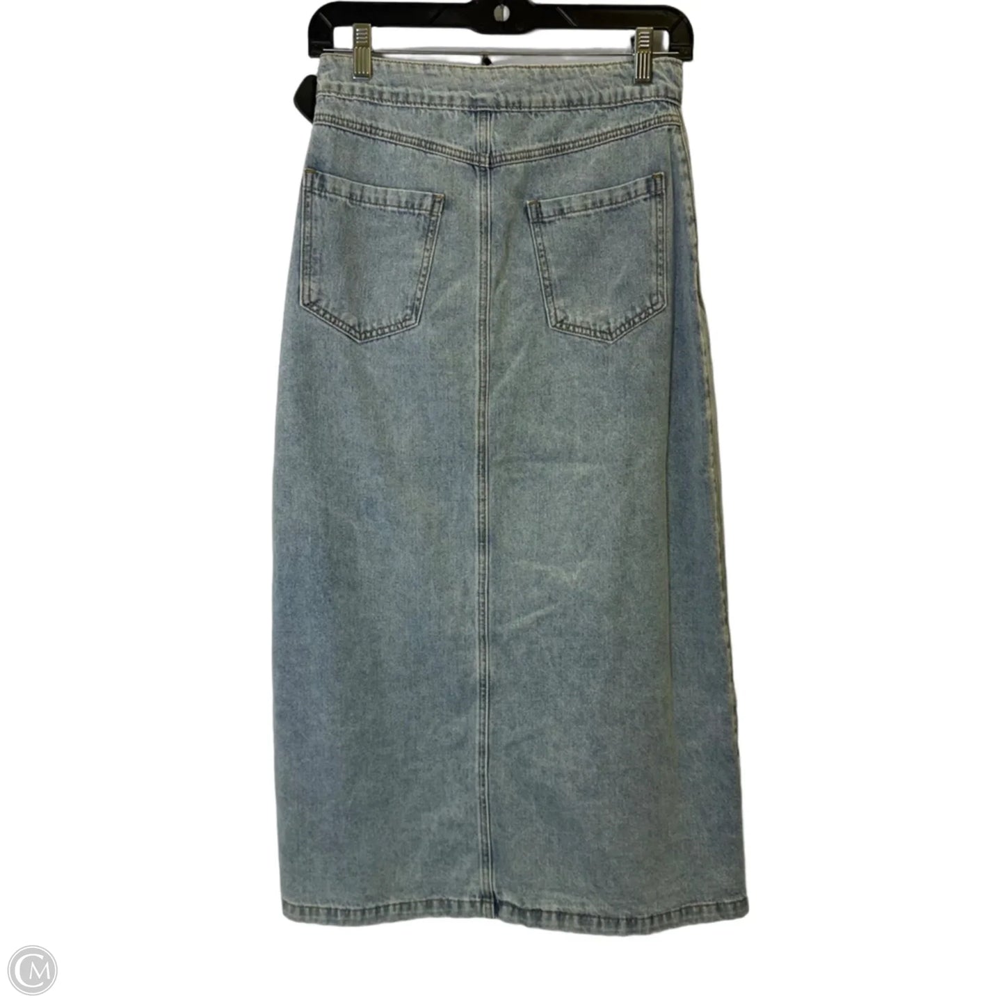 Skirt Maxi By Mable In Blue Denim, Size: M