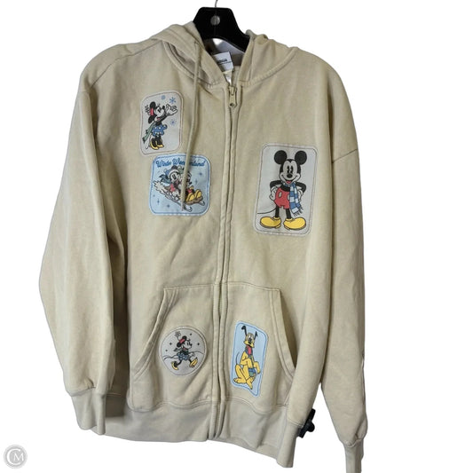 Jacket Other By Disney In Cream, Size: L