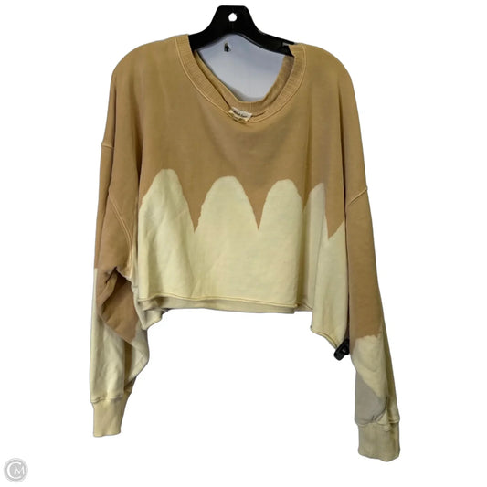 Sweatshirt Crewneck By Peach Love Cream California In Orange, Size: M