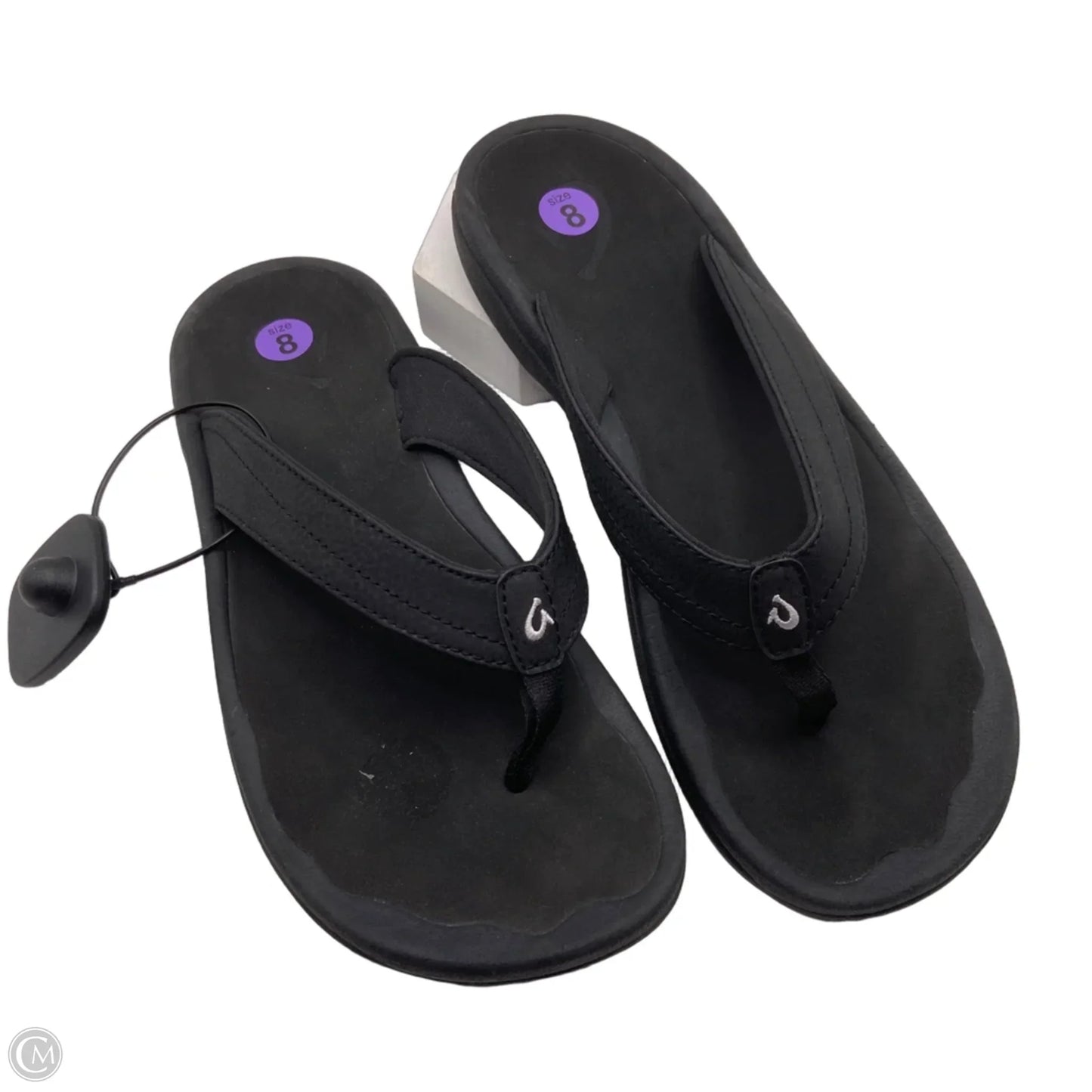 Sandals Flip Flops By Olukai In Black, Size: 8