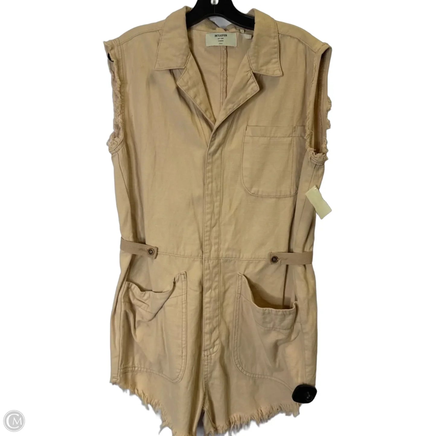Romper By Clothes Mentor In Cream, Size: S
