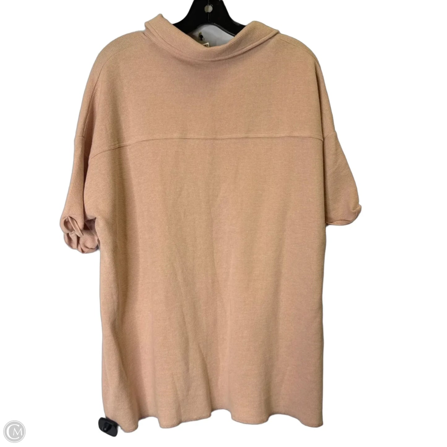 Top Short Sleeve By Heyson In Pink, Size: 1x