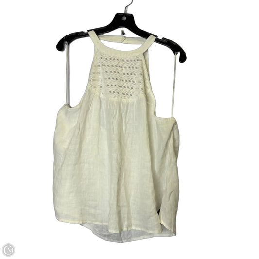 Top Sleeveless By Rachel Zoe In White, Size: L