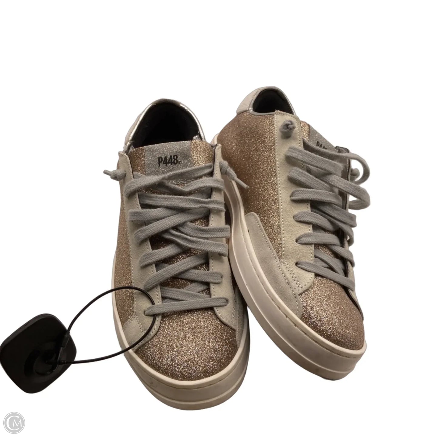 Shoes Sneakers By P448 In Gold, Size: 8