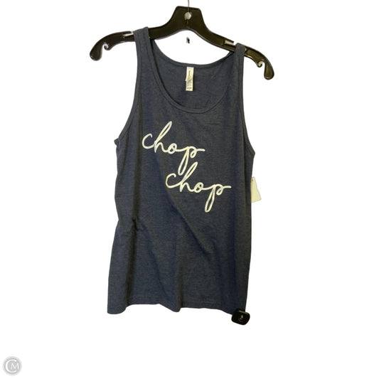 Top Sleeveless Basic By Bella + Canvas In Blue, Size: S