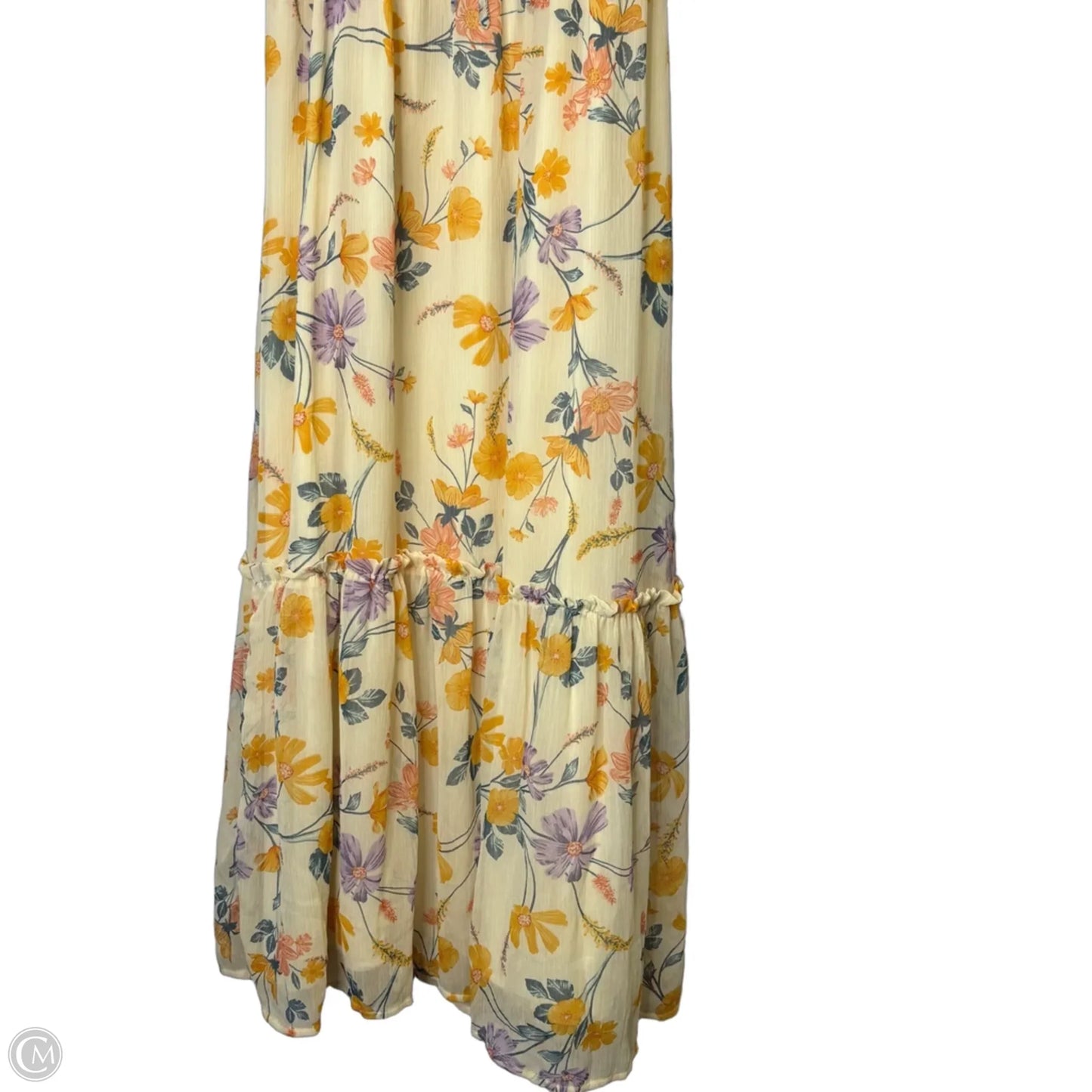 Dress Casual Maxi By Patrons Of Peace In Cream, Size: L