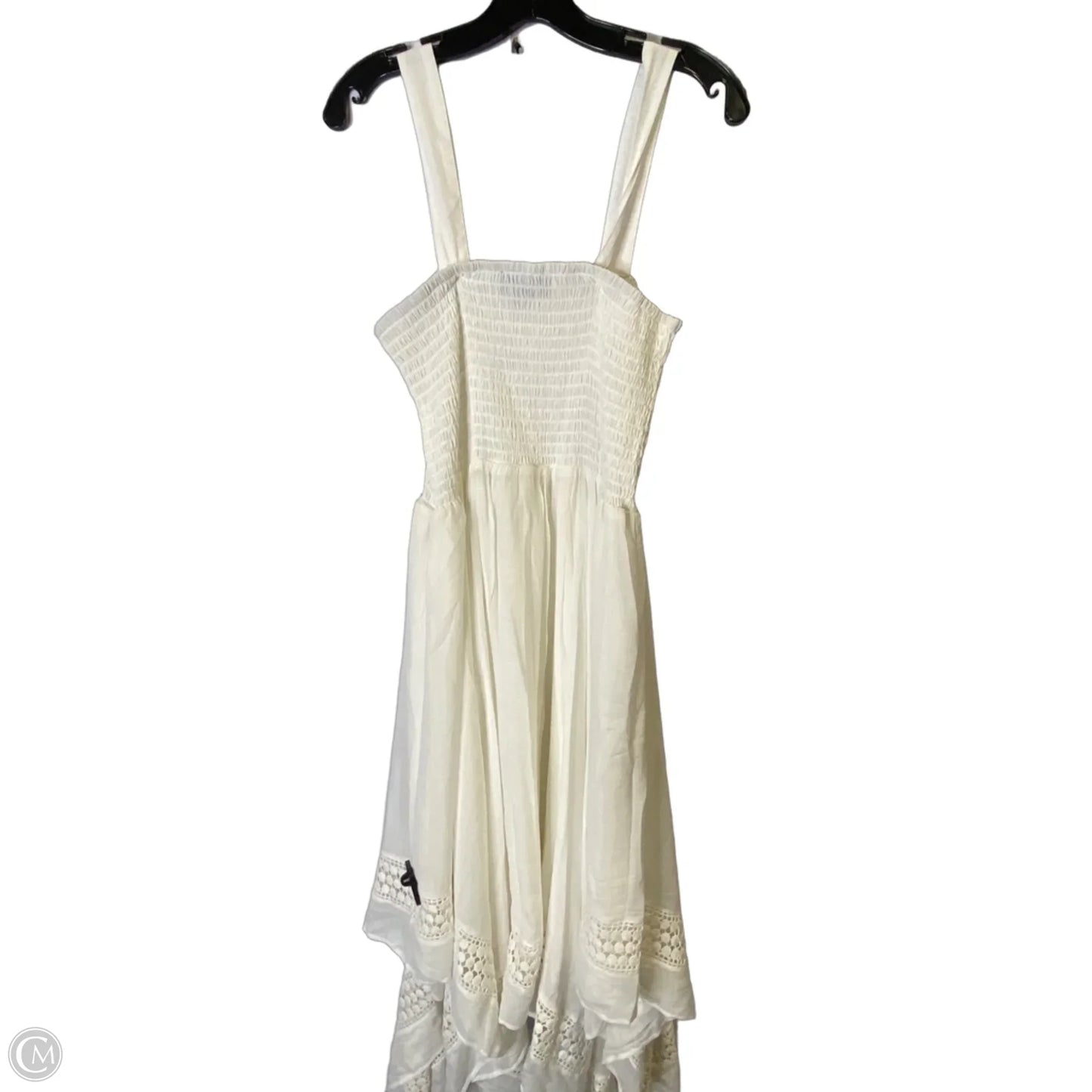 Dress Casual Midi By Clothes Mentor In White, Size: 12