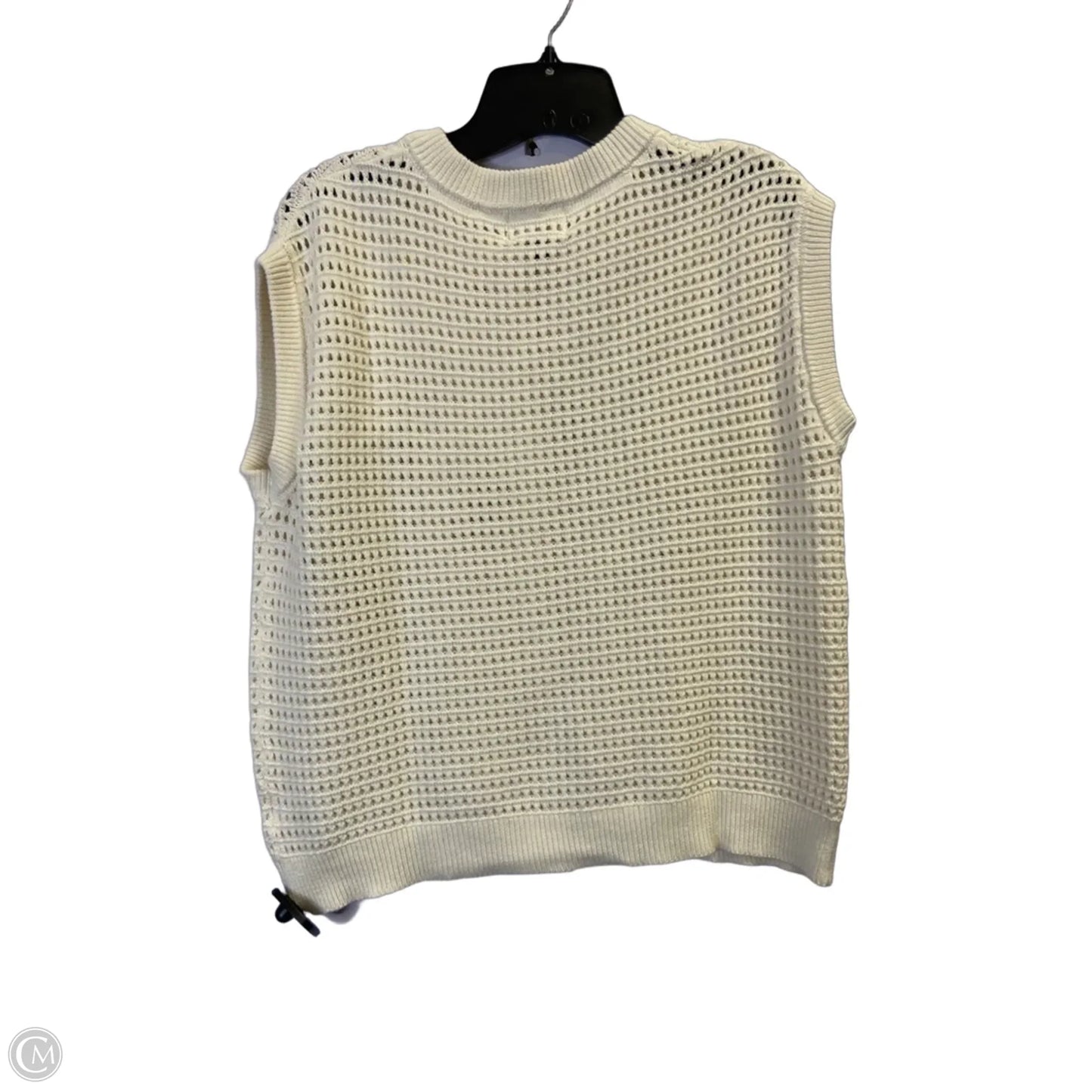 Vest Sweater By Universal Thread In Cream, Size: Xs