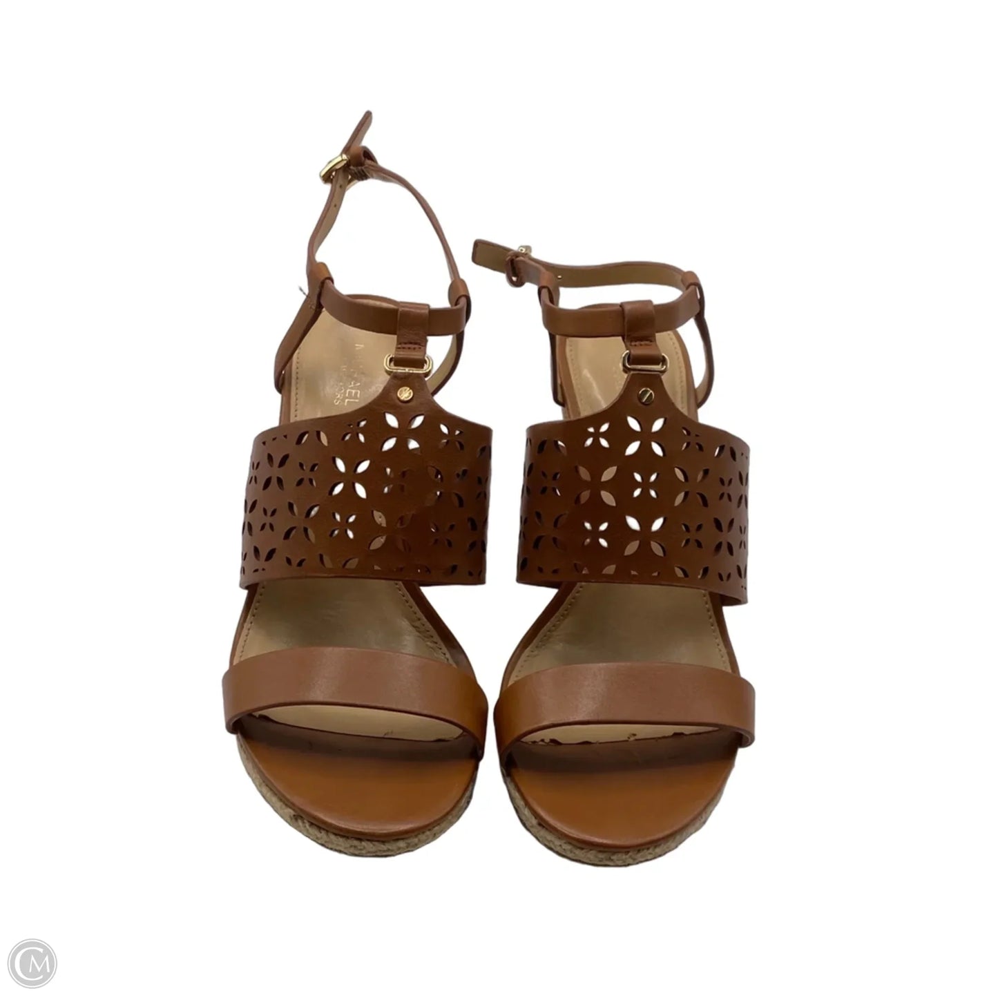 Sandals Designer By Michael By Michael Kors In Brown, Size: 8