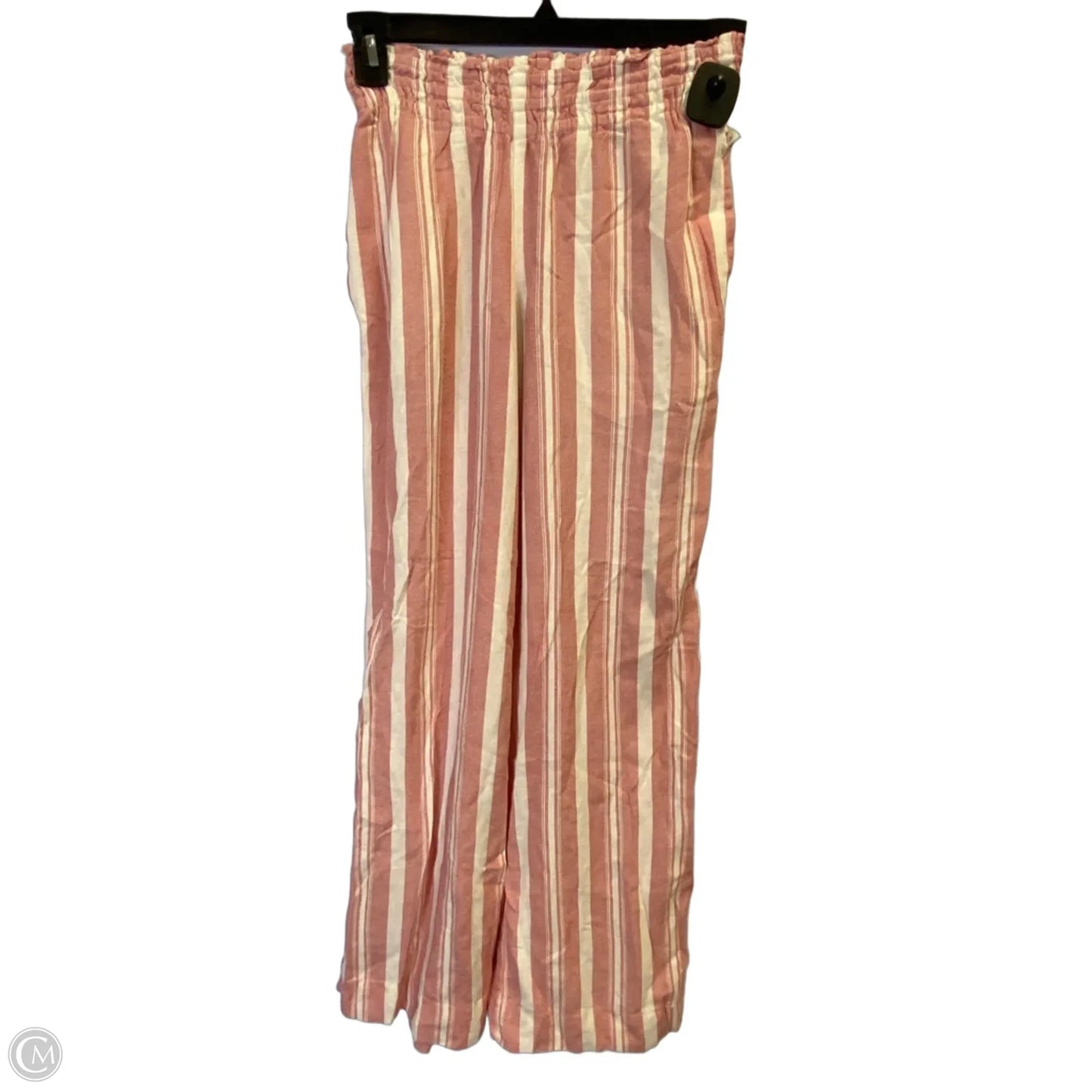Pants Linen By A New Day In Red, Size: Xs