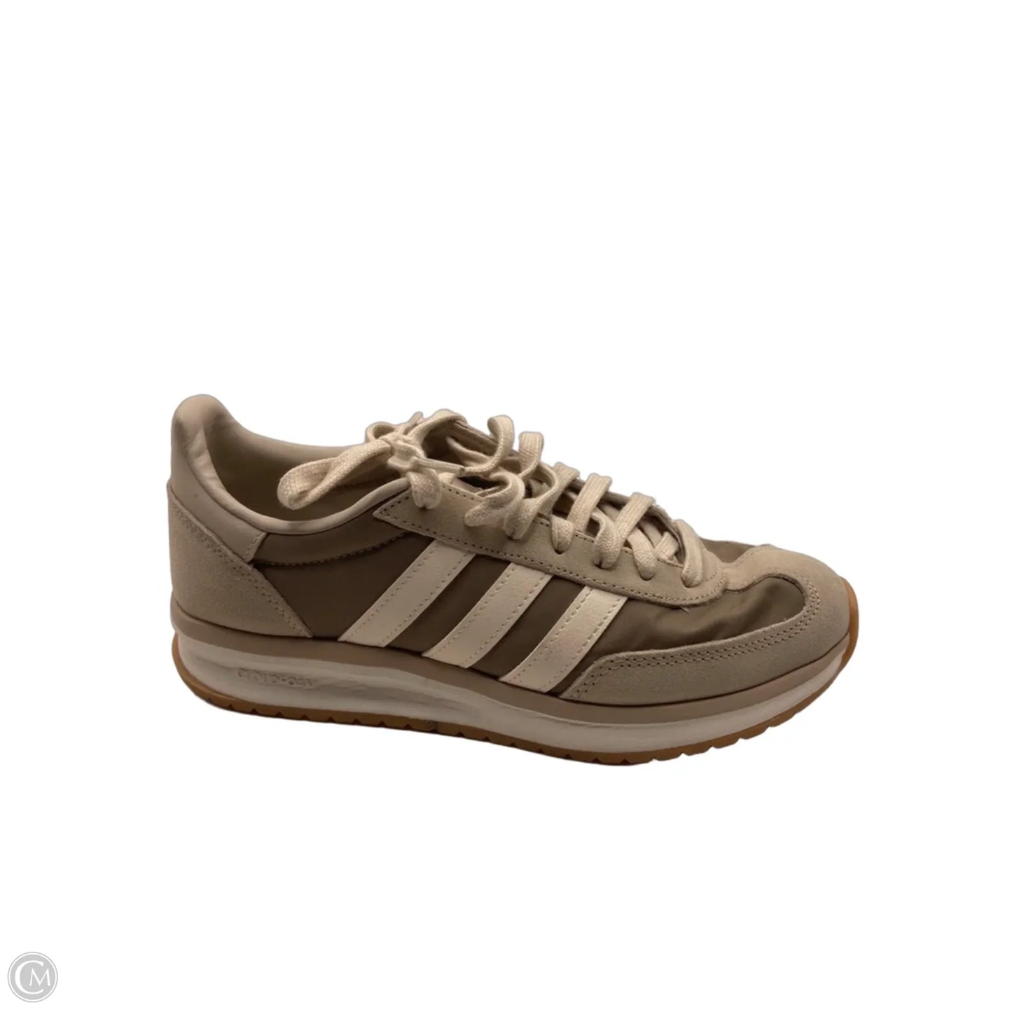 Shoes Sneakers By Adidas In Cream, Size: 8