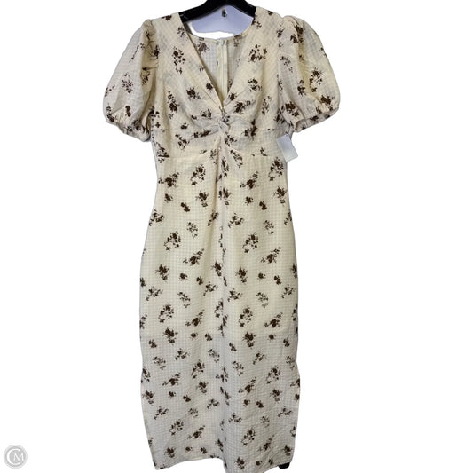 Dress Casual Maxi By Shein In Cream, Size: S