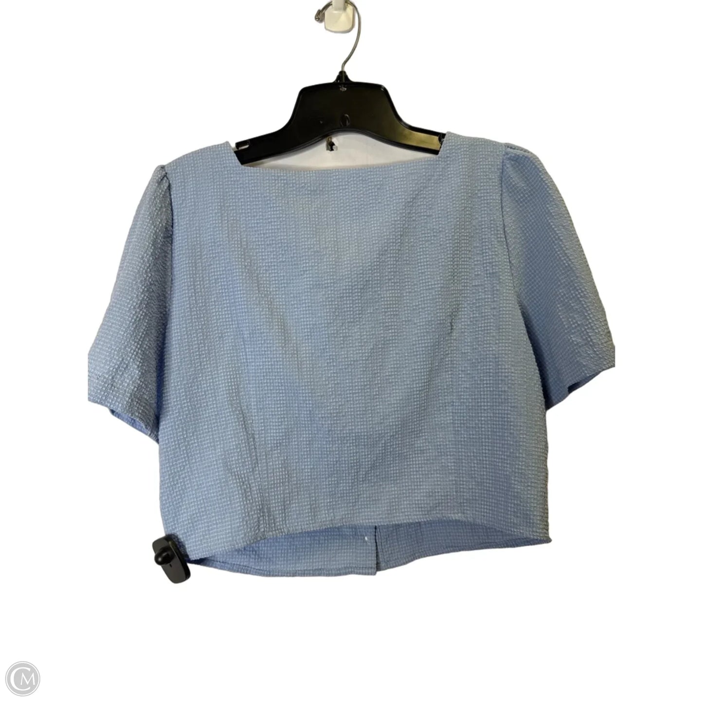 Top Short Sleeve By Clothes Mentor In Blue, Size: M