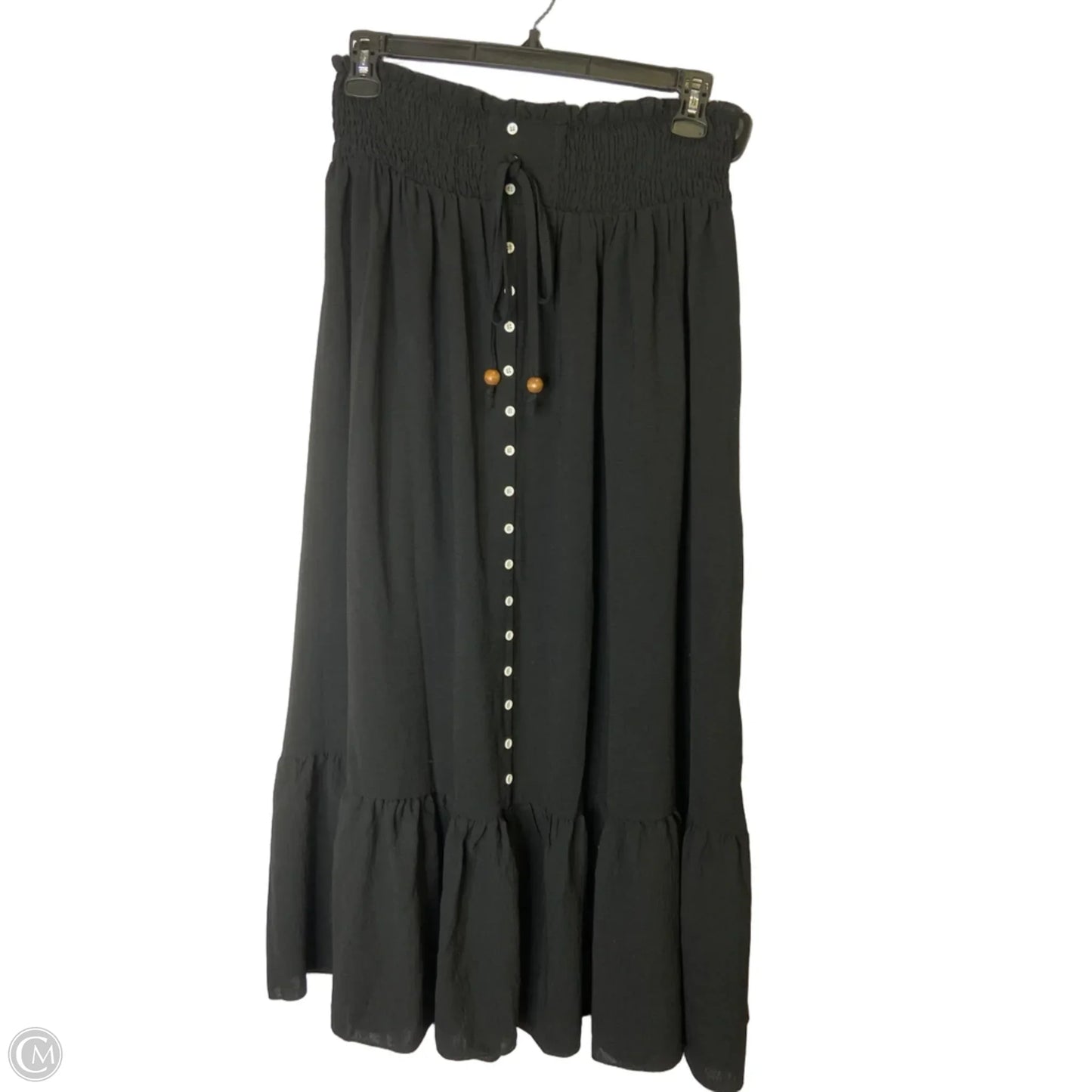 Skirt Maxi By Shein In Black, Size: Xl