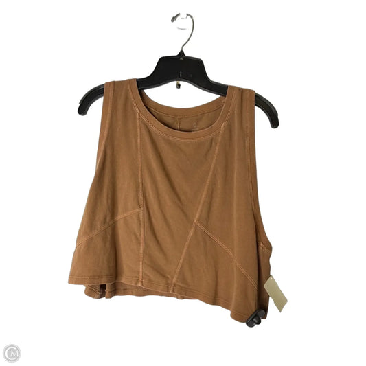Top Sleeveless Basic By Offline In Brown, Size: Xl