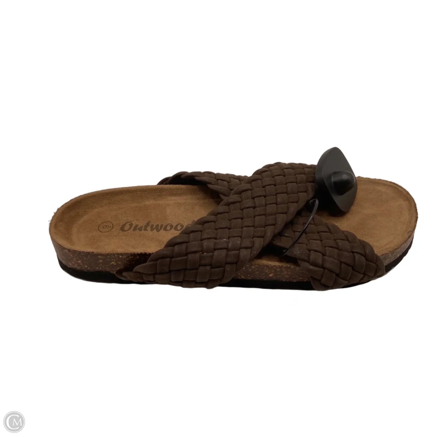 Sandals Flats By Clothes Mentor In Brown, Size: 9