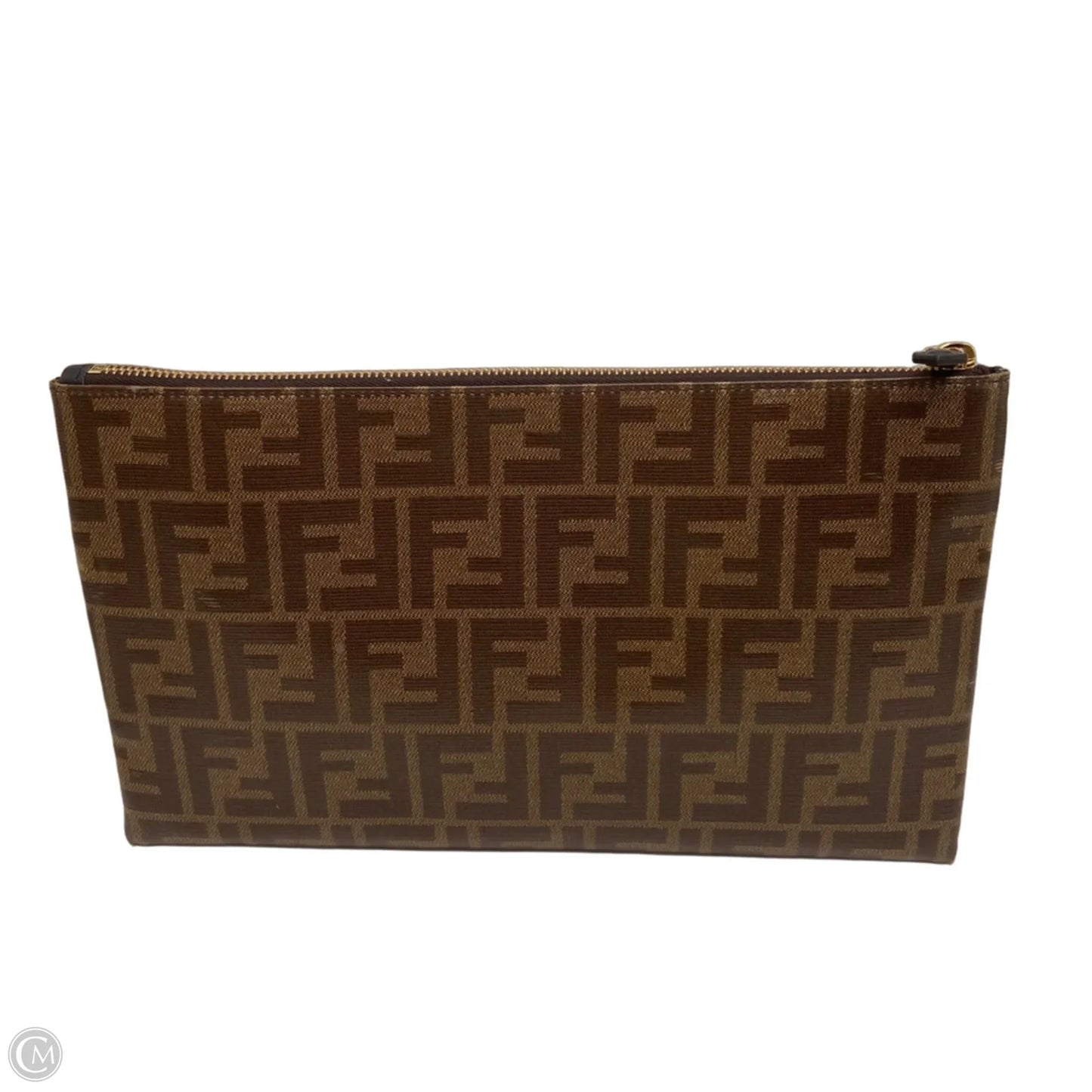 Clutch Luxury Designer By Fendi, Size: Large