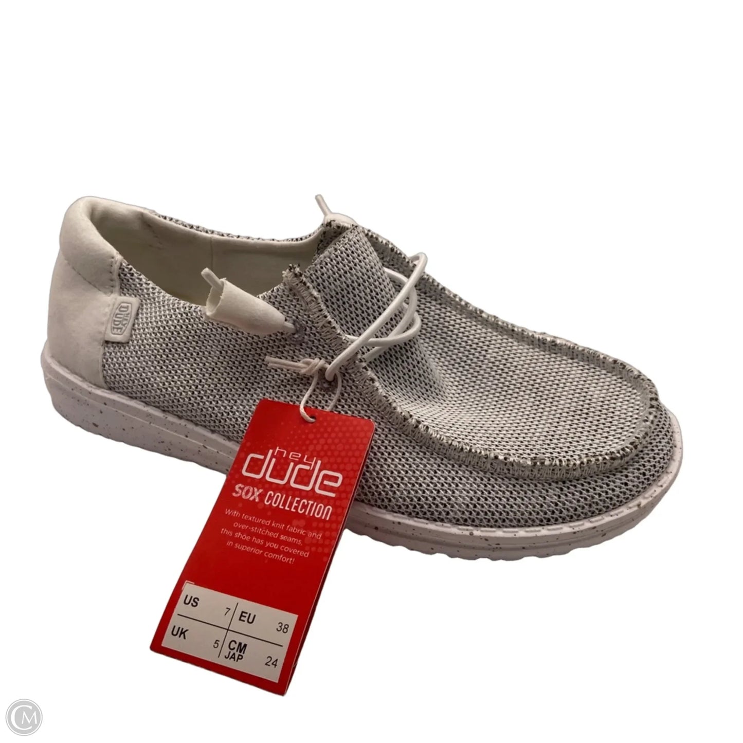 Shoes Flats By Hey Dude In White, Size: 7