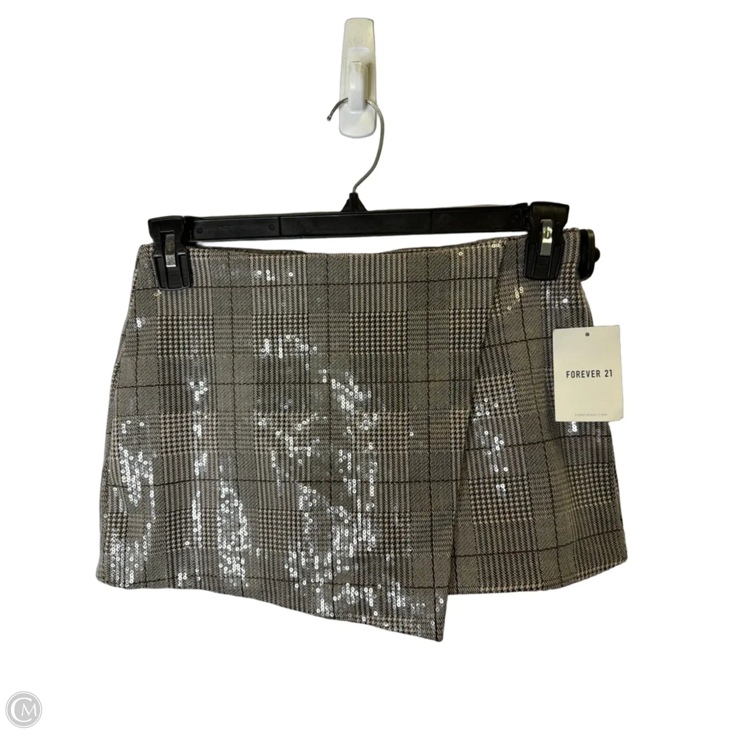 Skirt Mini & Short By Forever 21 In Grey, Size: S