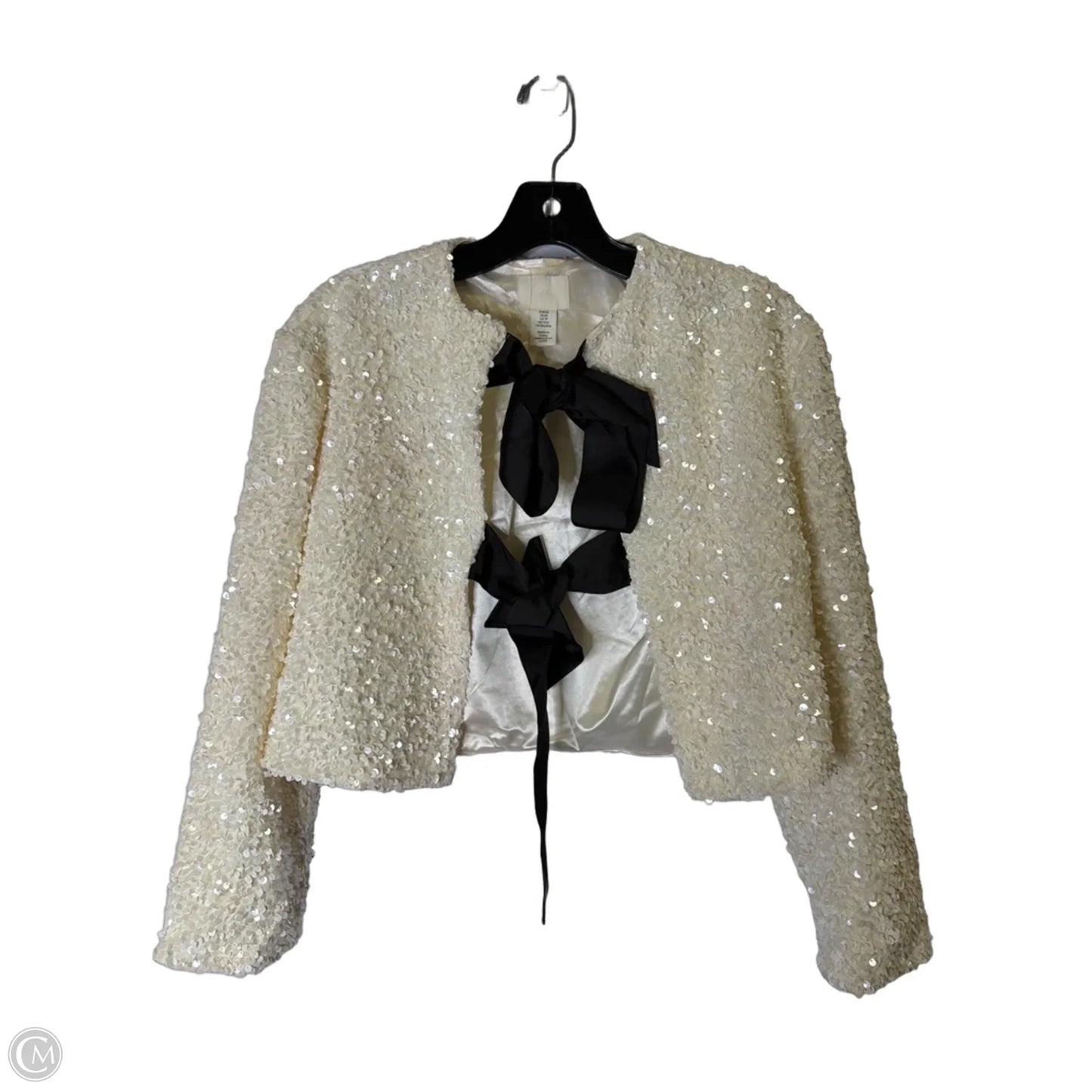Cardigan By H&m In Cream, Size: Xs
