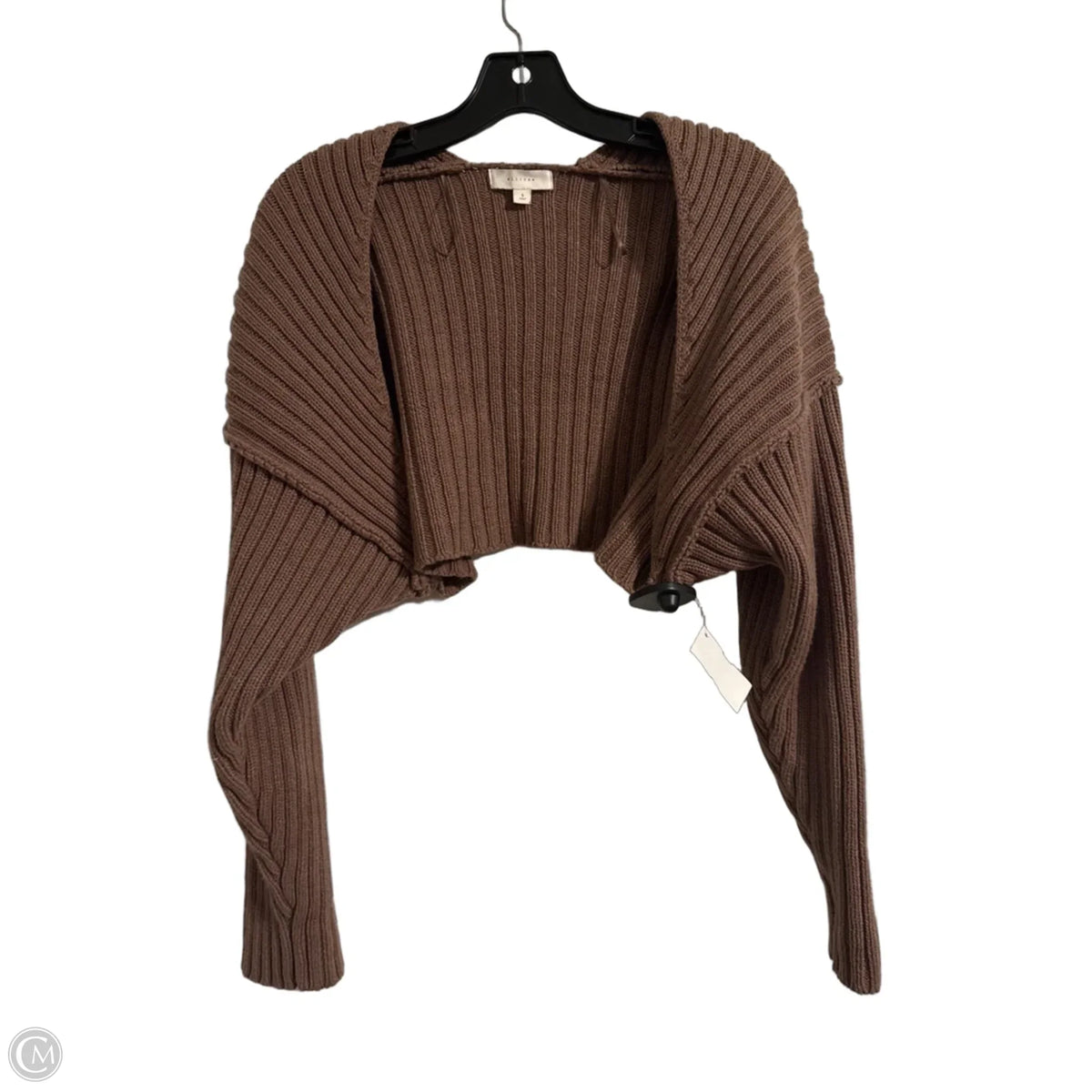 Cardigan By Clothes Mentor In Brown, Size: S