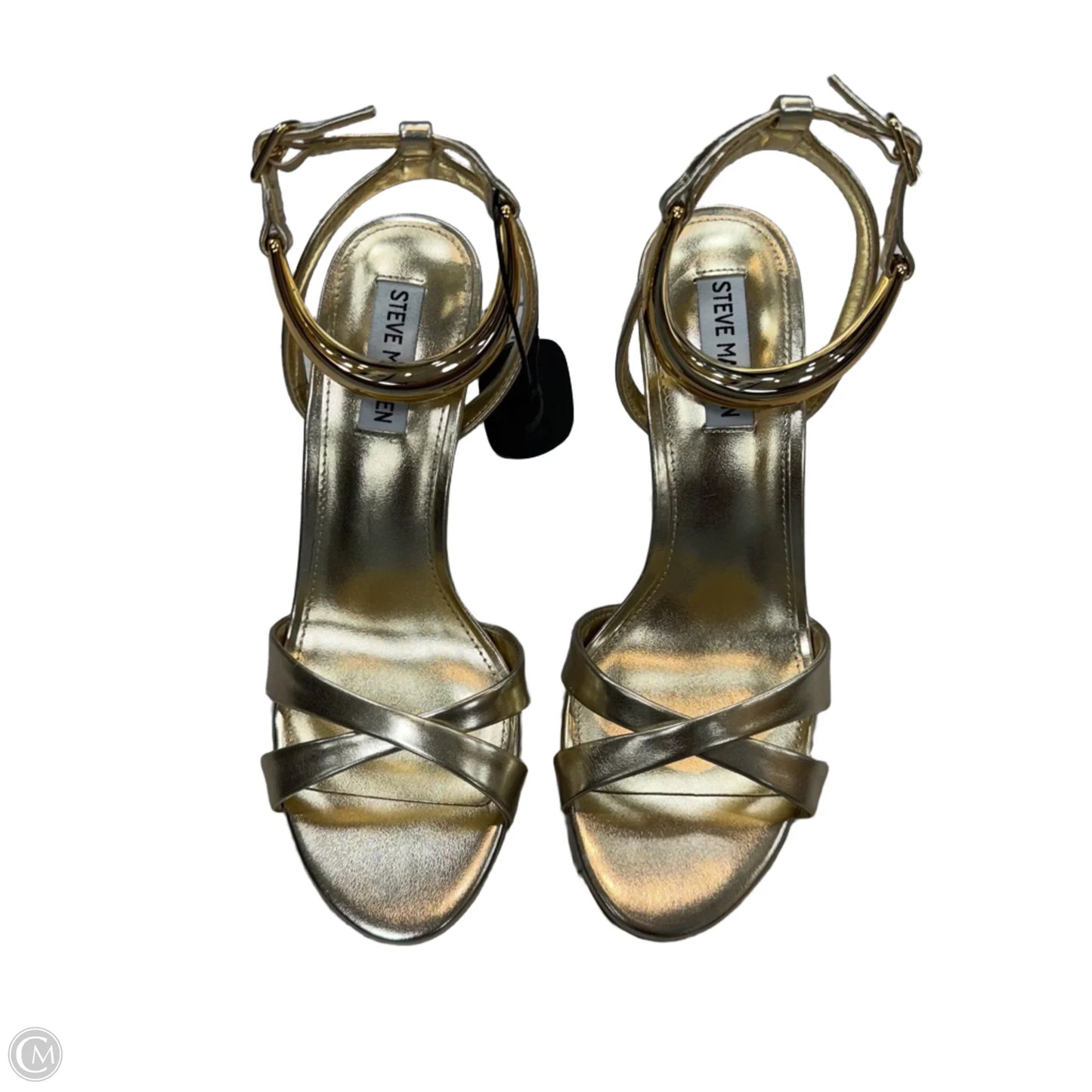 Shoes Heels Stiletto By Steve Madden In Gold, Size: 8