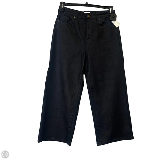 Jeans Wide Leg By French Connection In Blue Denim, Size: 8