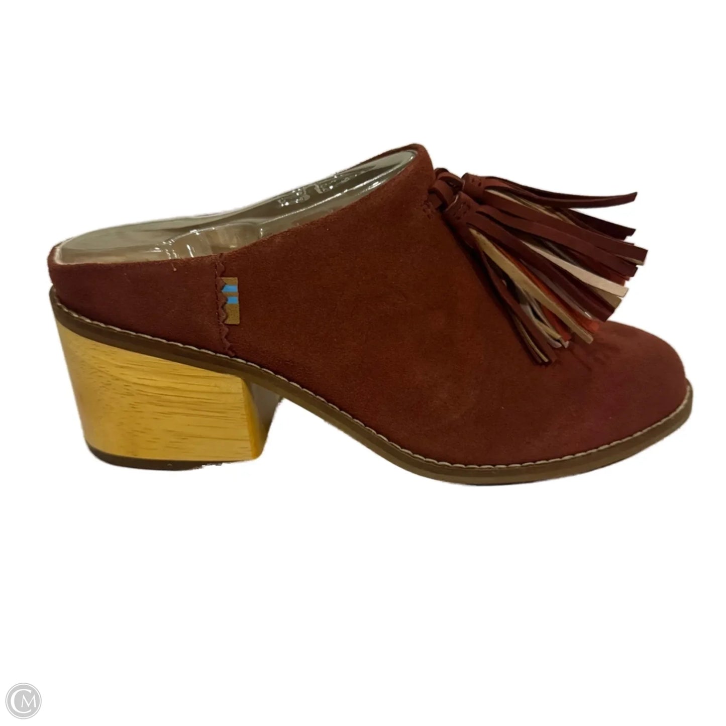 Shoes Heels Block By Toms In Red, Size: 7