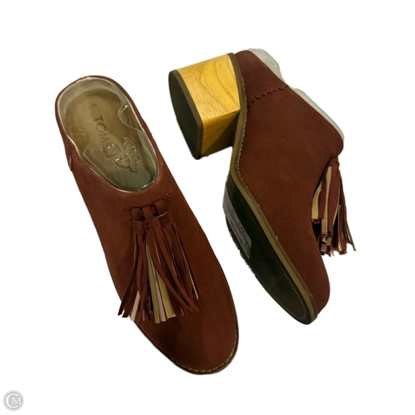Shoes Heels Block By Toms In Red, Size: 7