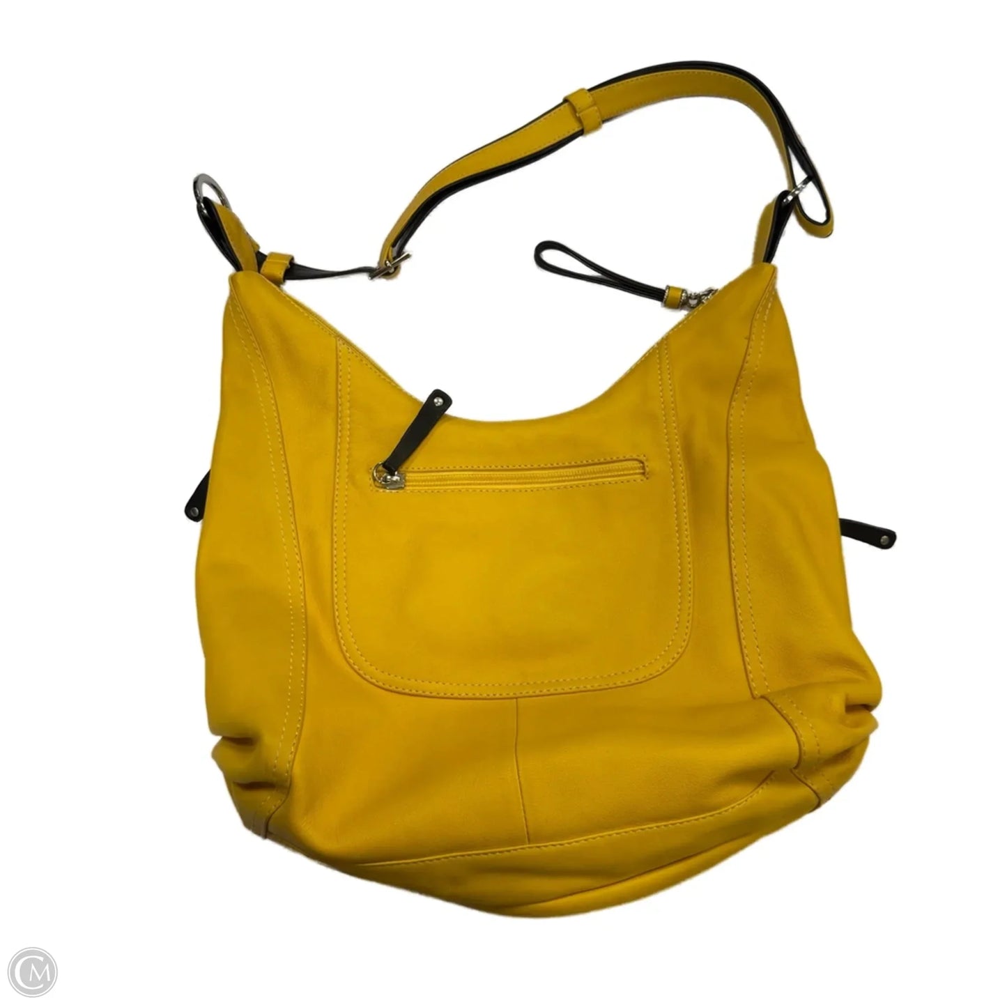 Handbag Leather By Clothes Mentor, Size: Large