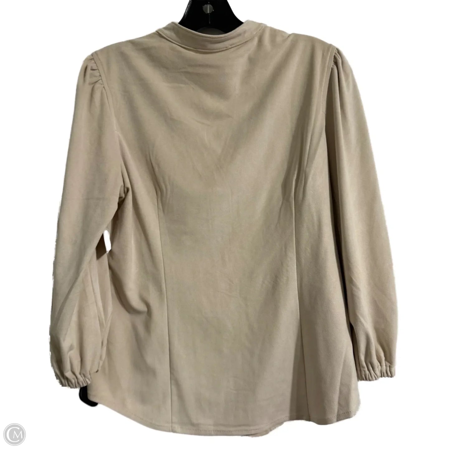 Top Long Sleeve By Philosophy In Cream, Size: S