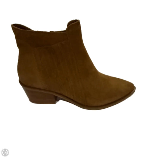 Boots Ankle Heels By Dolce Vita In Brown, Size: 7.5