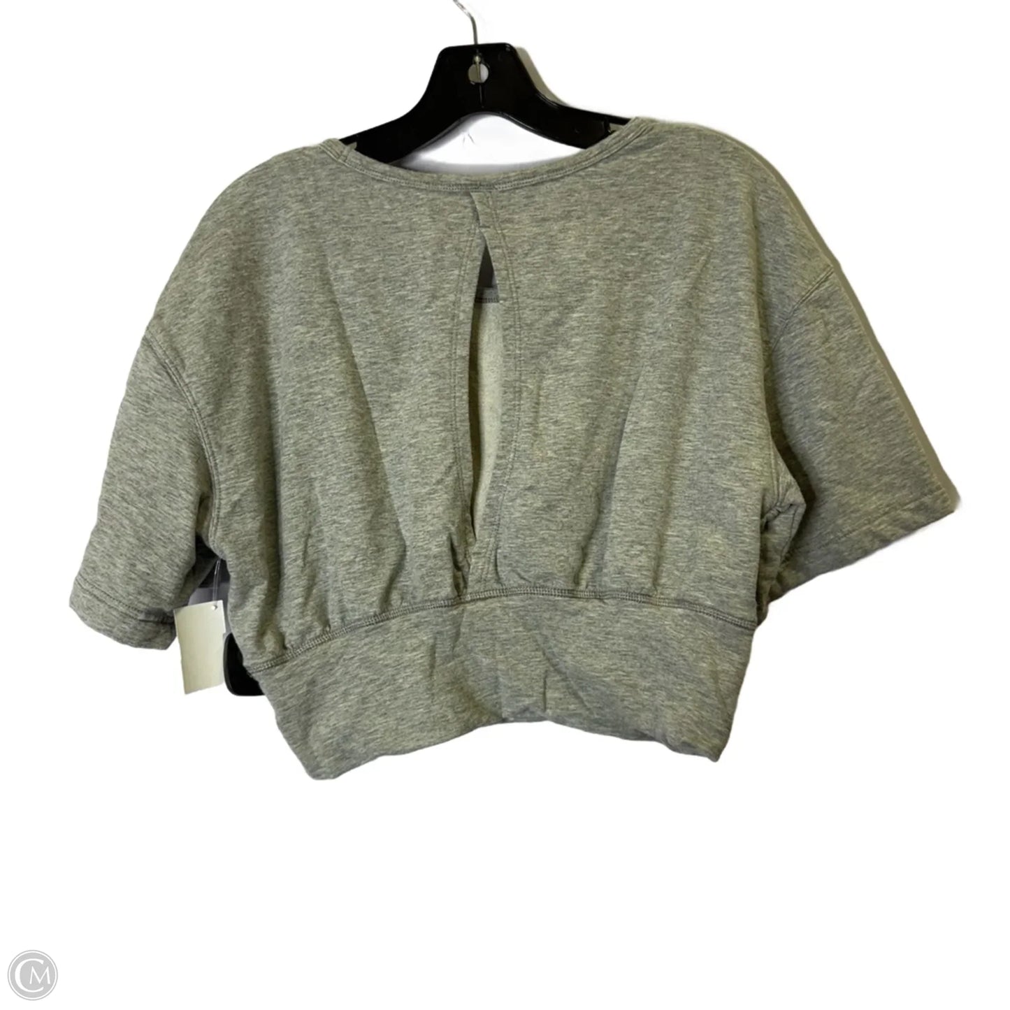 Athletic Top Short Sleeve By Free People In Grey, Size: M