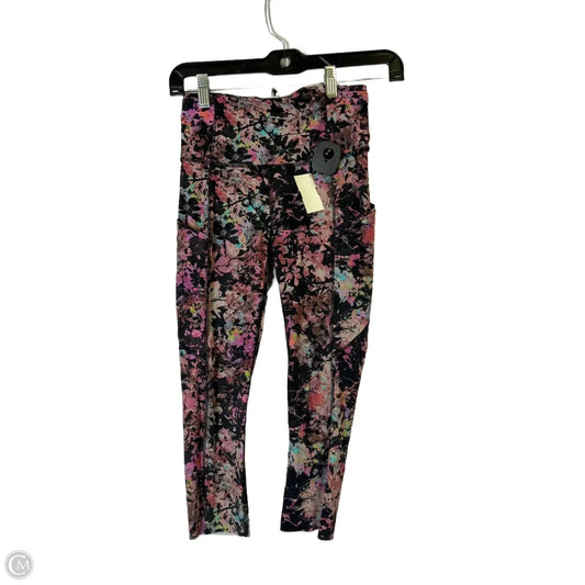 Athletic Leggings Capris By Lululemon In Multi-colored, Size: 4