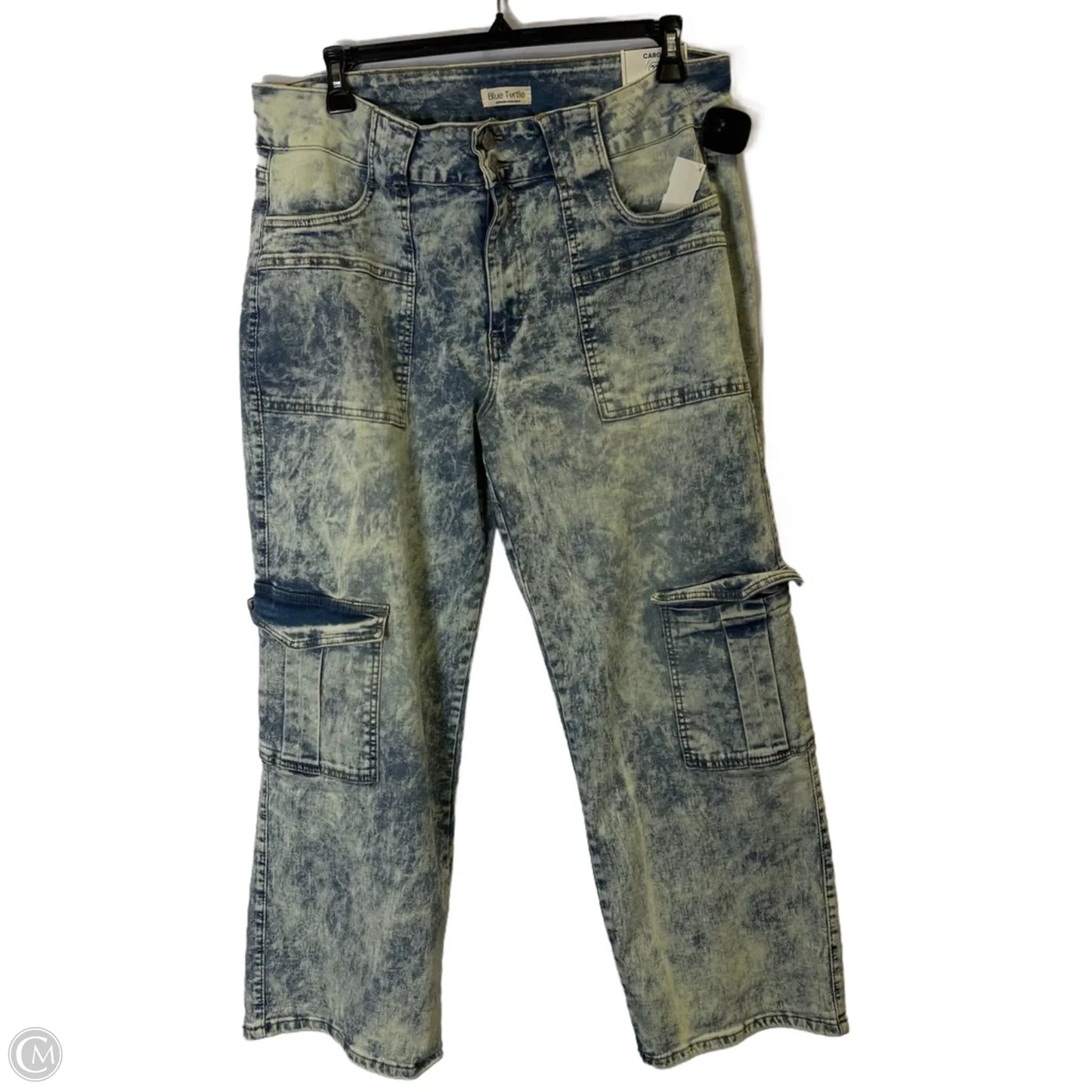 Jeans Wide Leg By Clothes Mentor In Blue Denim, Size: 22