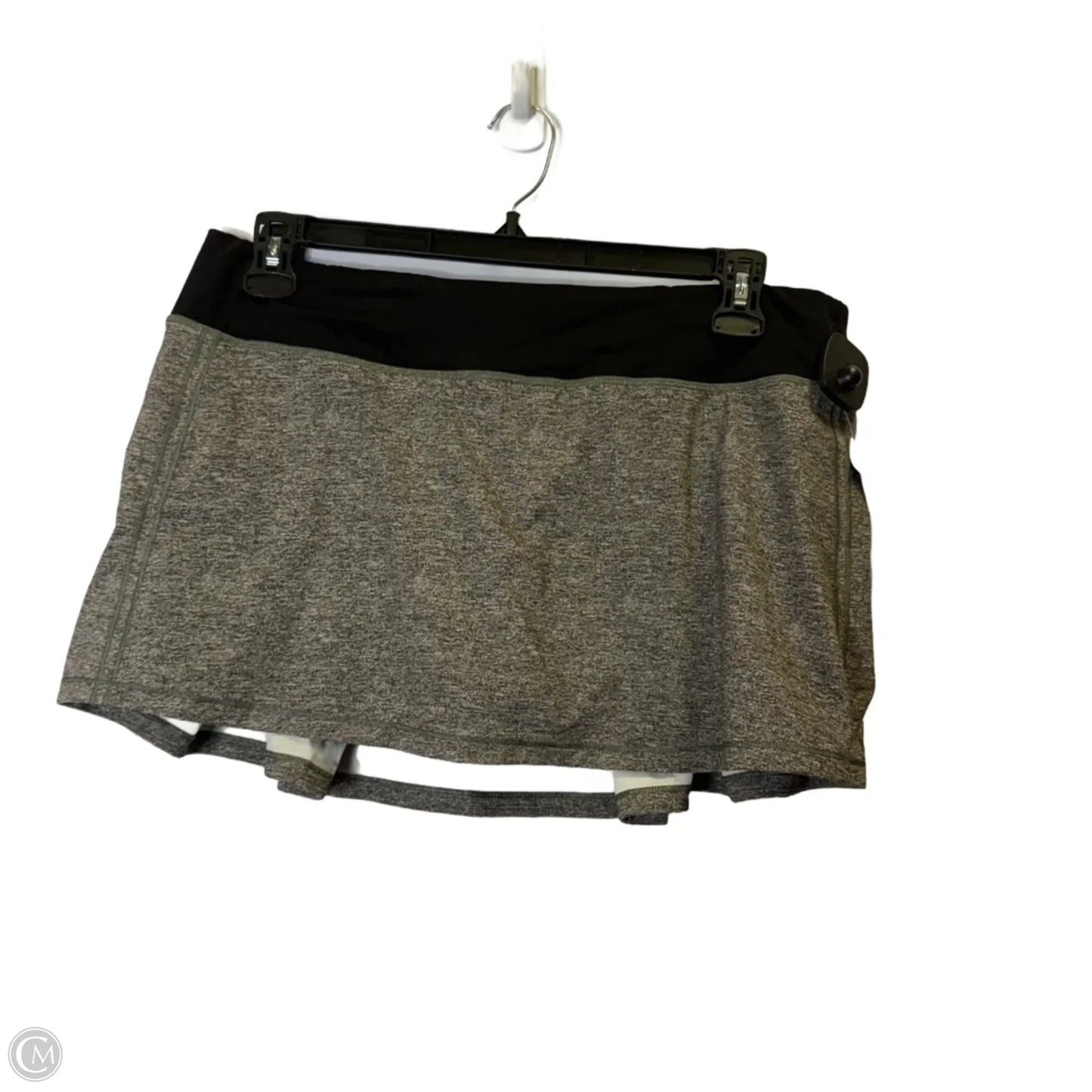 Athletic Skort By Lululemon In Grey, Size: 12