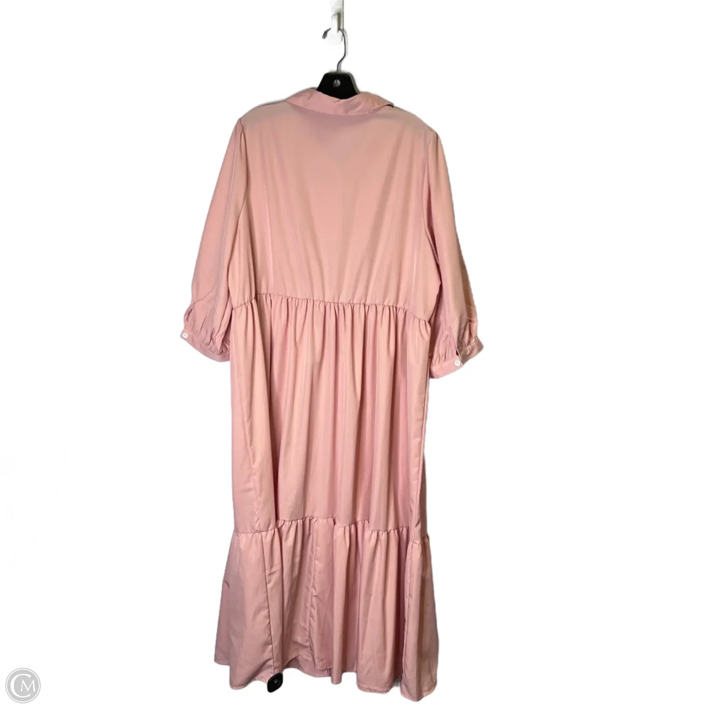 Dress Casual Maxi By Shein In Pink, Size: 2x
