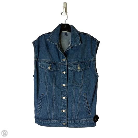 Vest Other By Universal Thread In Blue Denim, Size: Xs