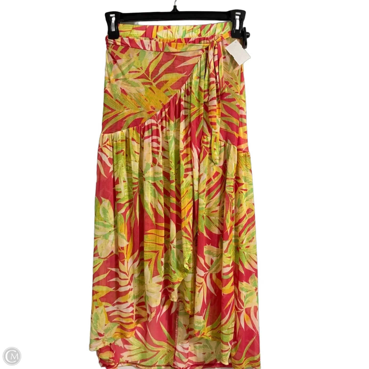 Skirt Maxi By Clothes Mentor In Tropical Print, Size: S