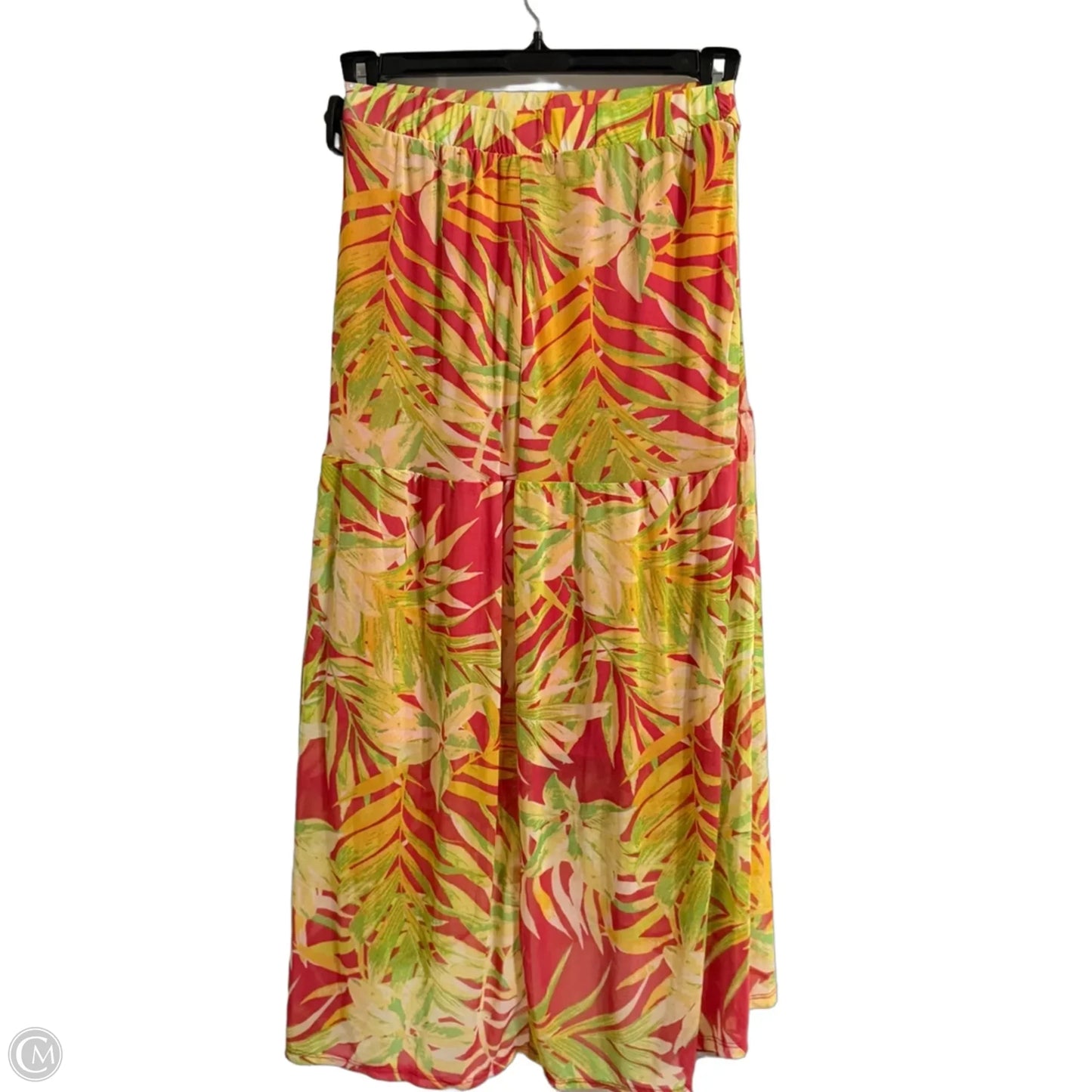 Skirt Maxi By Clothes Mentor In Tropical Print, Size: S