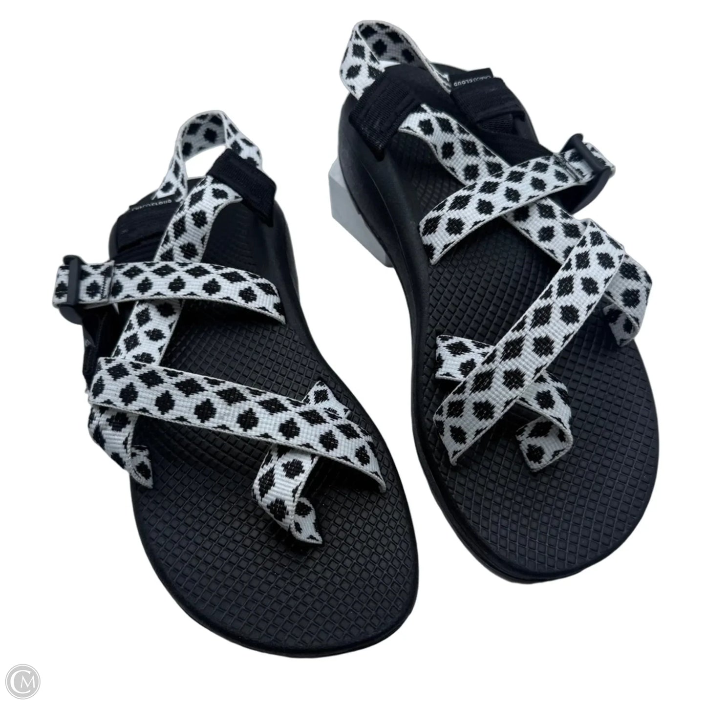 Sandals Flats By Chacos In Black & White, Size: 9