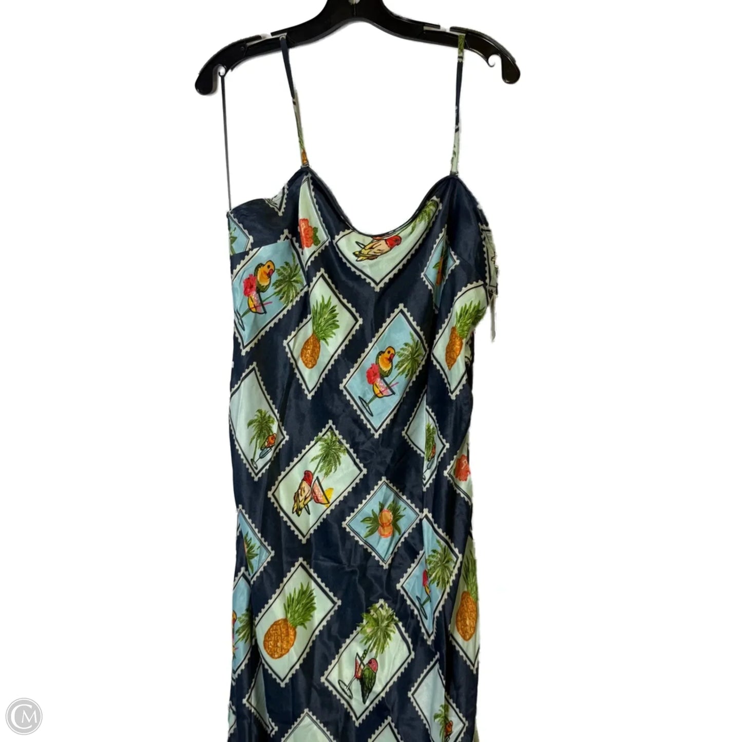 Dress Casual Maxi By Conditions Apply In Blue, Size: Xl