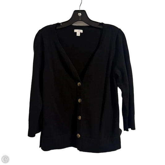 Cardigan By J. Jill In Black, Size: S