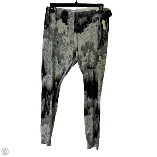 Athletic Leggings By Nike Apparel In Grey, Size: Xl