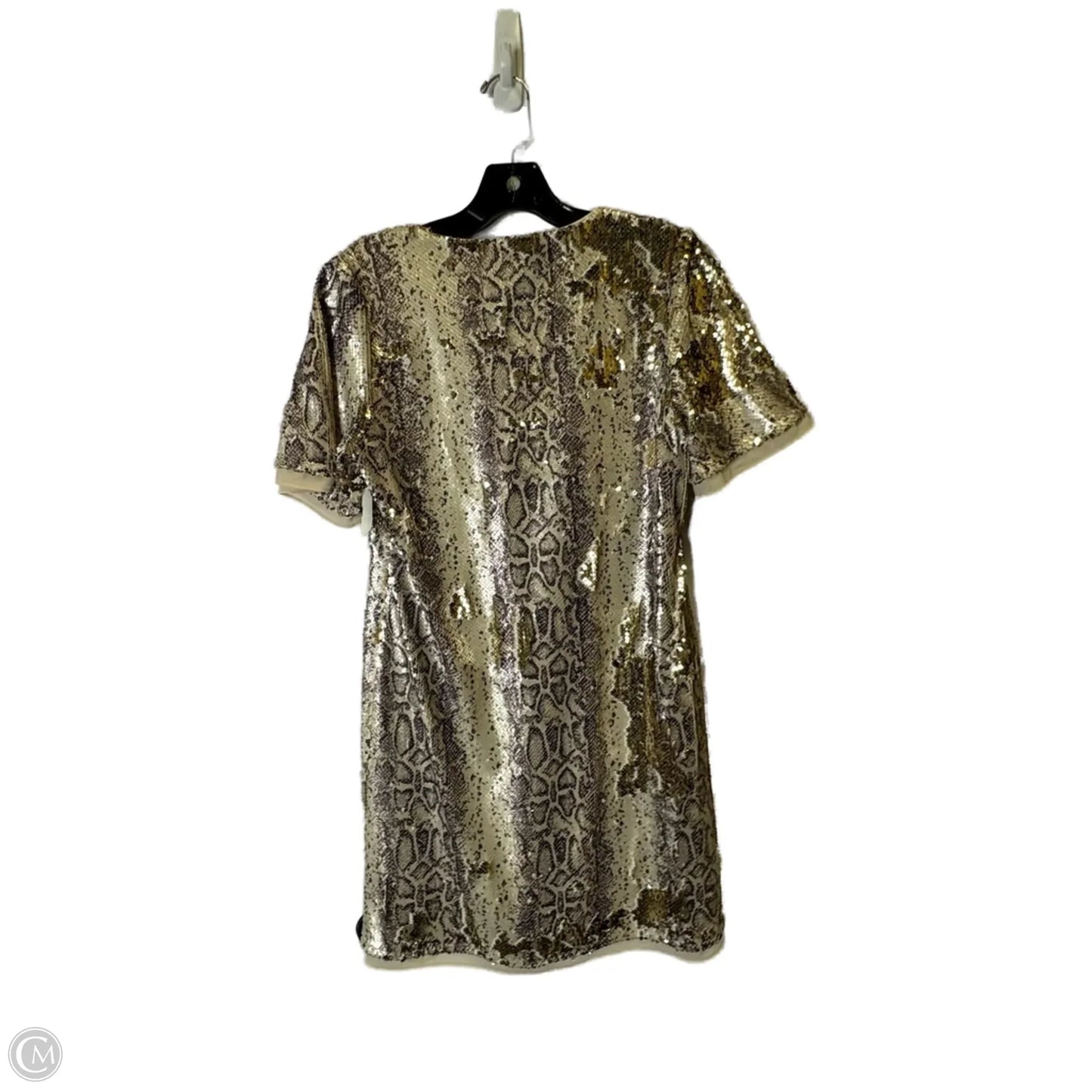 Dress Party Short By Clothes Mentor In Beige, Size: S